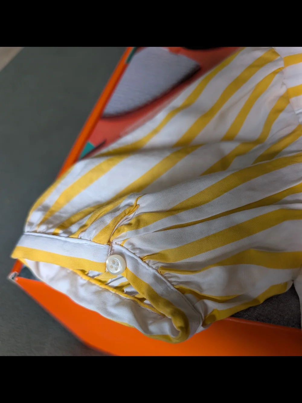 Polo Ralph Lauren Girls 4T Yellow & White Striped Dress